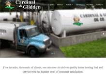 Tablet Screenshot of cardinalglidden.com